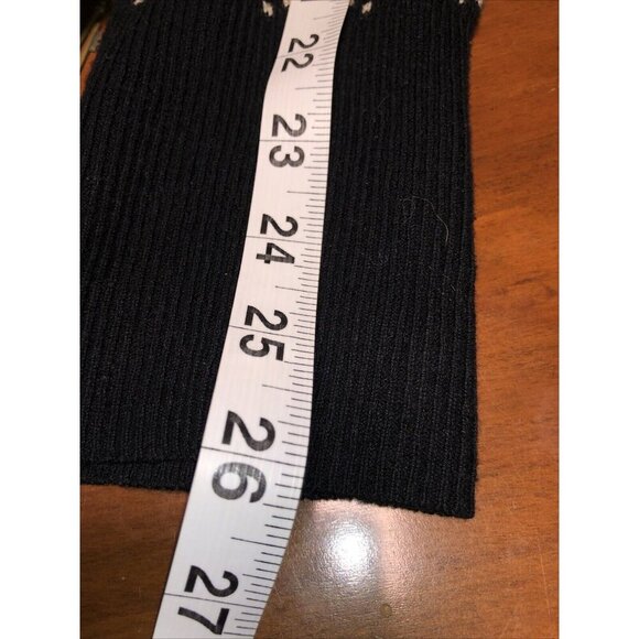 Merona Cardigan Sweater Plus 2X Blue Pink Black Pattern Knit V-Neck Button Front - Picture 6 of 7